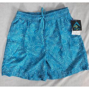 Kanu Men's M Blue Boardshorts Swimsuit Swim wear NWT Surf Summer Lake Pool Vacay